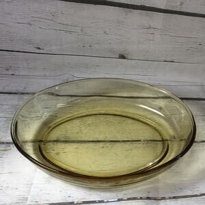 FORTECRISA Vintage Yellow 10" Oval Bowl Vegetable Dish Made in Mexico